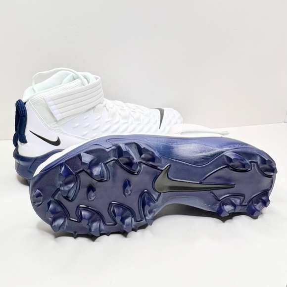 NEW Nike Force Savage Pro 2 Men's Football Cleat in White & Blue Size 12 - Picture 6 of 7